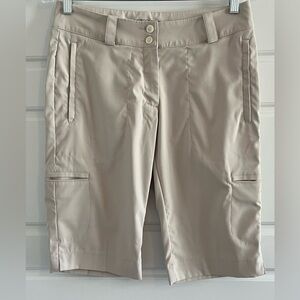Nike Golf Dri Fit Womens Size 4 Bermuda Shorts  Performance Athletic Activewear